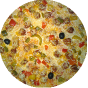 Pizza Mexicaine de la Pizzéria la Tour de Pizz à Bourg les Valence